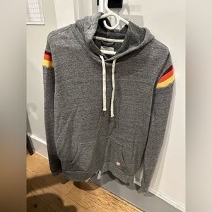 Marine Layer Gray Sweatshirt with tie-color decal